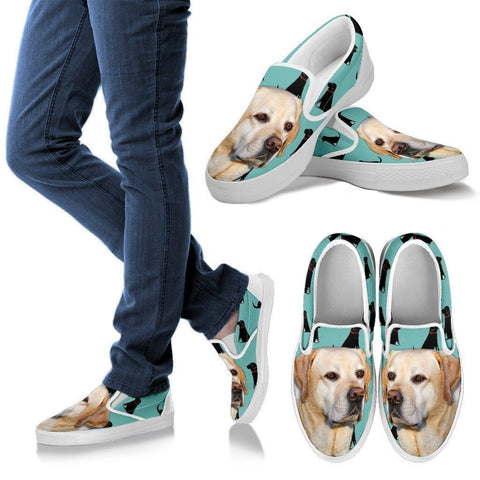 Labrador Print Slip Ons For Women- Express Shipping