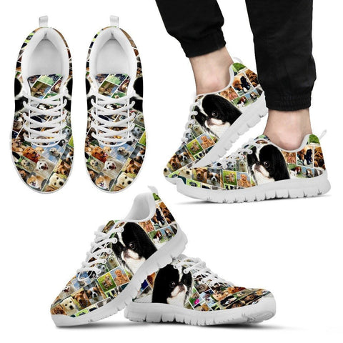 Lovely Japanese Chin Print-Running Shoes For Men-Express Shipping