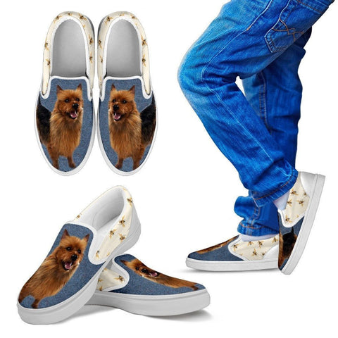 Australian Terrier Print Slip Ons For Kids-Express Shipping