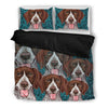 Amazing German Shorthaired (Pointer) Print Bedding Set- Free Shipping