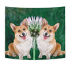 Cardigan Welsh Corgi Dog Print Tapestry-Free Shipping