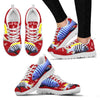 Cynotilapia Afra (Afra Cichlid) Fish Print Christmas Running Shoes For Women- Free Shipping