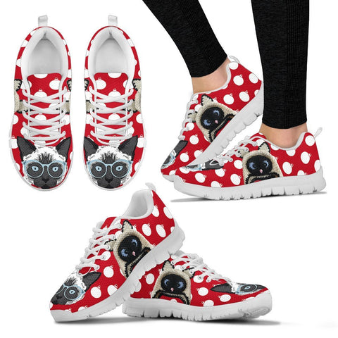 Balinese Cat Christmas Running Shoes For Women- Free Shipping