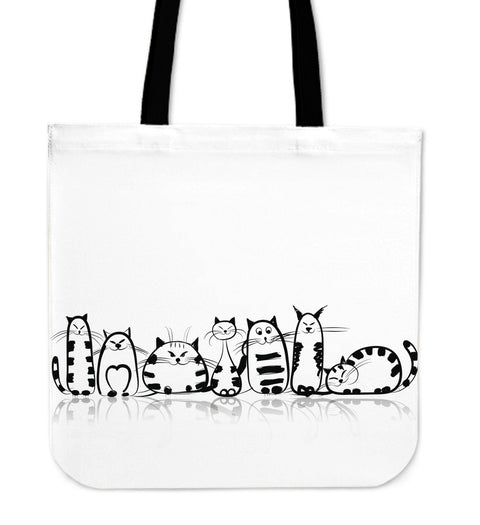 Funny Cat I Cloth Tote Bag