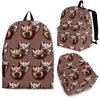 Norwegian Elkhound Dog Print Backpack-Express Shipping