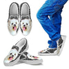 Maltese Print-Slip Ons For Kids-Express Shipping