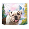 American Bulldog Print Tapestry-Free Shipping