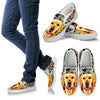 Amazing Golden Retriever  Print Slip Ons For Women-Express Shipping