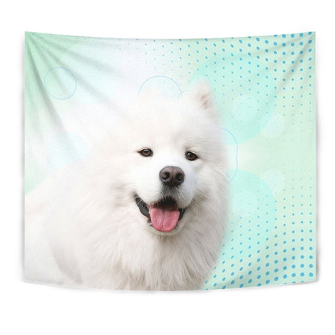 Samoyed dog Print Tapestry-Free Shipping