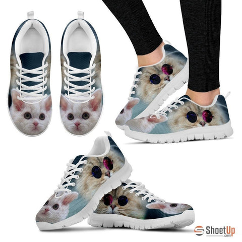 Cute Selkirk Rex Cat Print Running Shoe For Women- Free Shipping