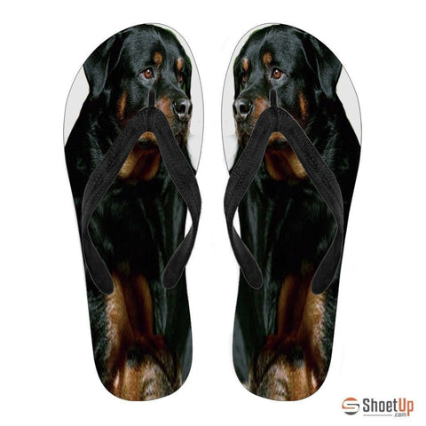 Rottweiler Flip Flops For Men-Free Shipping Limited Edition