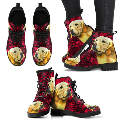 Valentine's Day Special-Labrador Retriever Print Boots For Women-Free Shipping