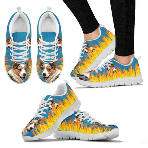 Cardigan Welsh Corgi Print Running Shoes For Women-Free Shipping