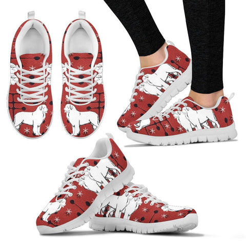 Newfoundland dog Print Christmas Running Shoes For Women-Free Shipping