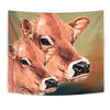 Jersey Cattle (Cow) Print Tapestry-Free Shipping