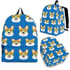 Pembroke Welsh Corgi Print Backpack-Express Shipping