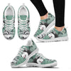 Siberian Husky Sketch Print Running Shoes For Women-Free Shipping-For 24 Hours Only