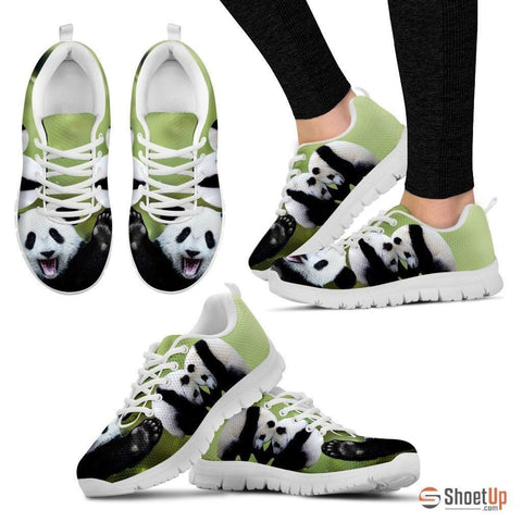Lovely Panda Printed Running Shoes For Women-Free Shipping