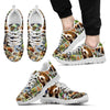 Lovely Basset Hound Print-Running Shoes For Men-Express Shipping