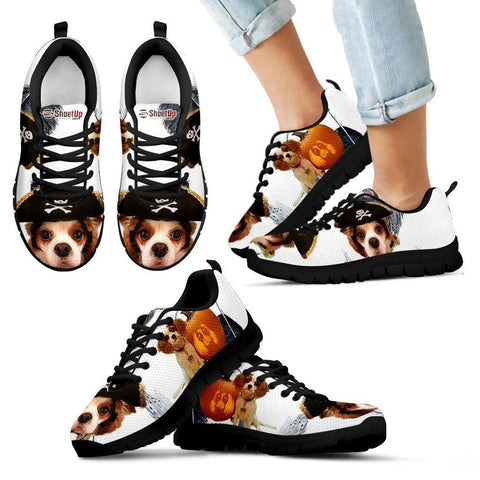 Cavalier King Charles Spaniel Halloween Black Print Running Shoes For- Free Shipping