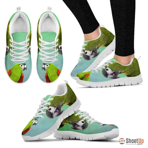 Red Shouldered Macaw Parrot Running Shoes For Women-Free Shipping