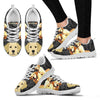 Labrador On Black-Women's Running Shoes-Free Shipping