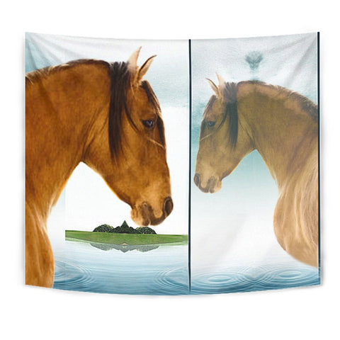 Kiger Mustang Horse Print Tapestry-Free Shipping