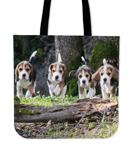 Beagle Puppies Tote Bag
