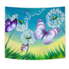 Butterfly Print Tapestry-Free Shipping