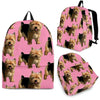 Norwich Terrier Print Backpack-Express Shipping
