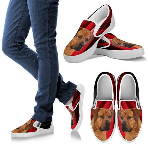 Tosa Inu Print Slip Ons For Women- Express Shipping