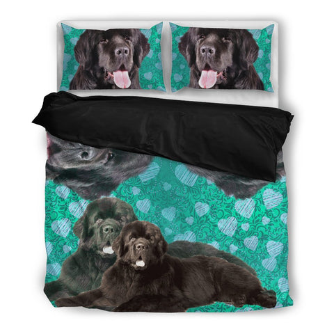 Amazing Newfoundland Print Bedding Set- Free Shipping