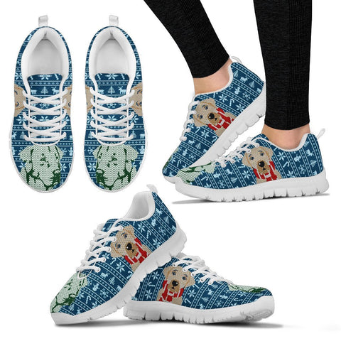 Labrador Retriever Print Christmas Running Shoes For Women-Free Shipping