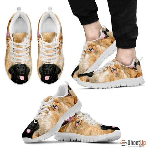 Hovawart Running Shoes For Men(White/Black)- Free Shipping