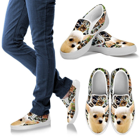 Amazing Chihuahua Print Slip Ons For Women-Express Shipping