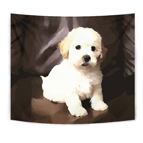 Shih poo Dog Print Tapestry-Free Shipping