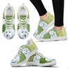 Cute Maltese Red Print Running Shoes For Women-Free Shipping