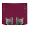 Chartreux Cat Print Tapestry-Free Shipping