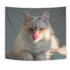 Cute Birman Cat Print Tapestry-Free Shipping