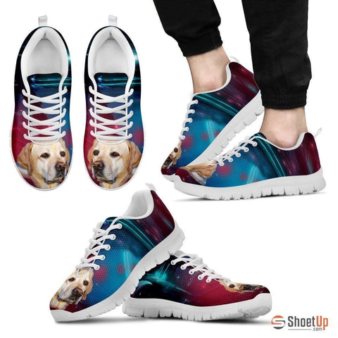 Labrador Dog Print Running Shoe For Men- Free Shipping