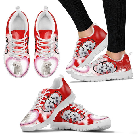 Valentine's Day Special-Maltese Dog Print Running Shoes For Women-Free Shipping