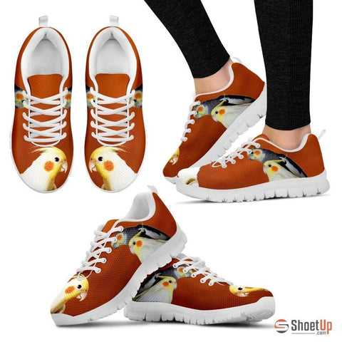 Cockatiel Parrot Print Running Shoes For Women-Free Shipping