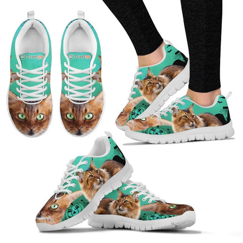 Somali Cat (Halloween) Print-Running Shoes For Women-Free Shipping