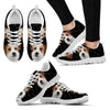 Customized Dog Print Running Shoes For Women-Free Shipping-Designed By Tania Vachaud