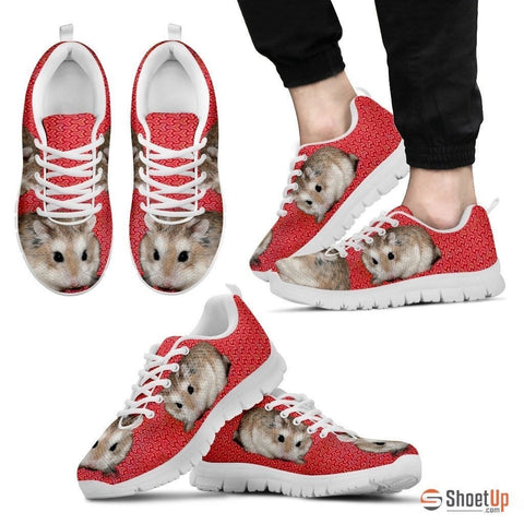 Roborovski Hamster (Black/White) Running Shoes For Men-Free Shipping Limited Edition