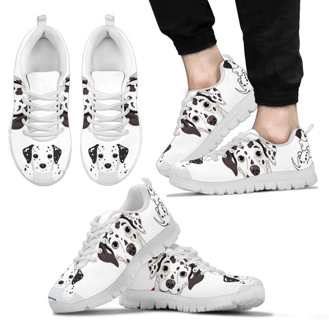 Dalmatian Dog Sneakers - Men White