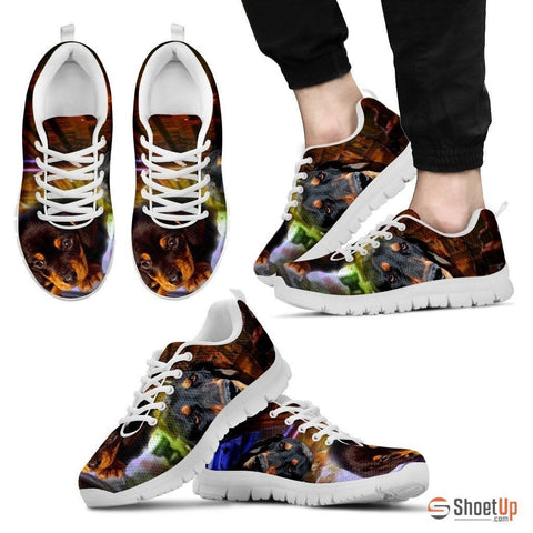 Coonhound Dog Print Running Shoe For Men- Free Shipping