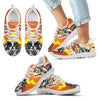 Japanese Chin Halloween Print Running Shoes For Kids- Free Shipping