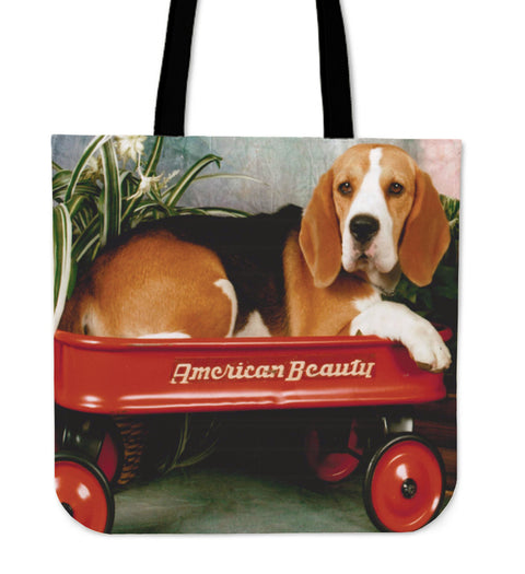 Wagon Beagle Tote Bag