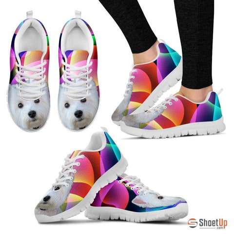 Westie Dog Running Shoes For Women-Free Shipping